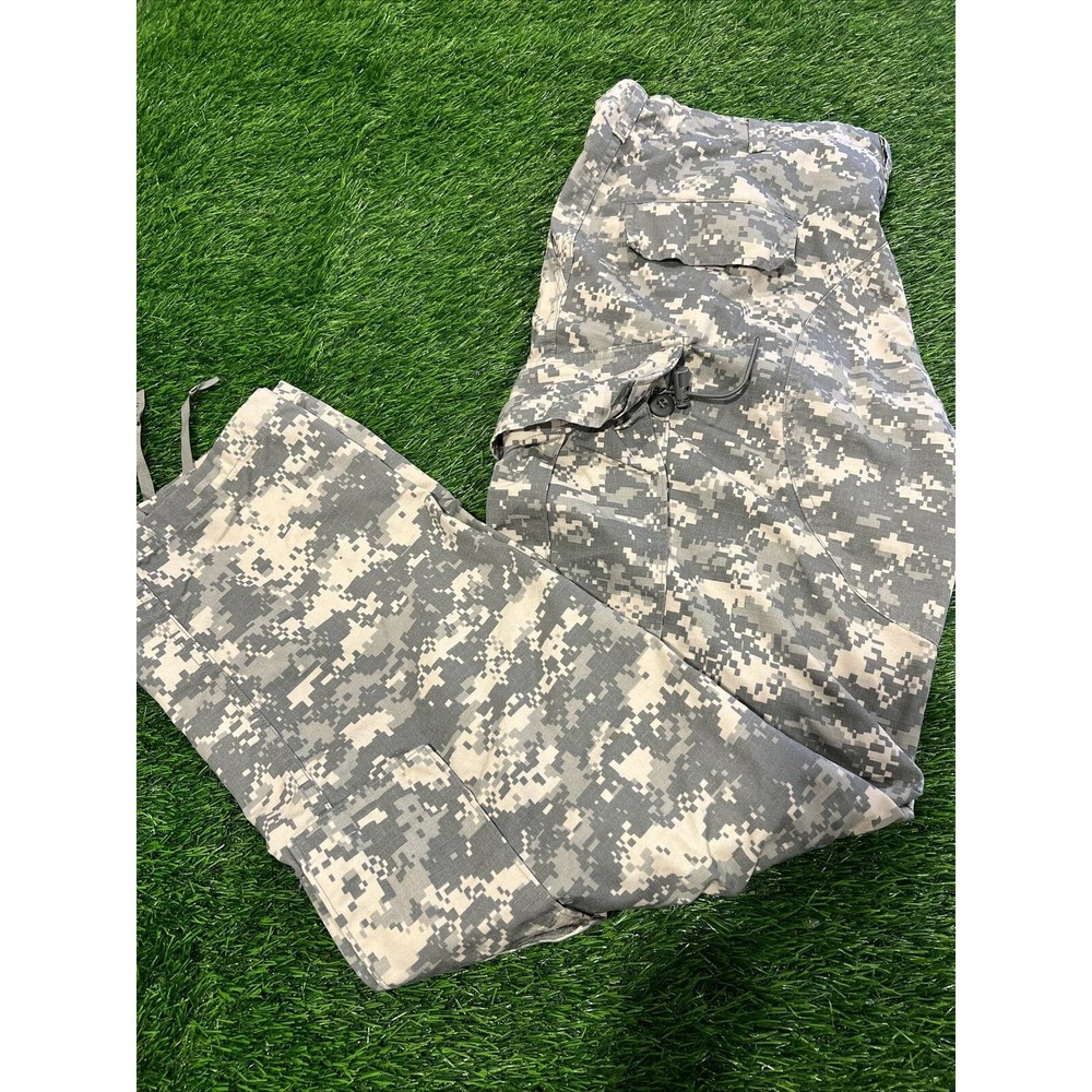 ACU Digital Camo Cargo Pants [37x32] Large Combat Trousers US Army Military